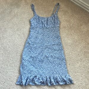 Abercrombie light blue floral dress